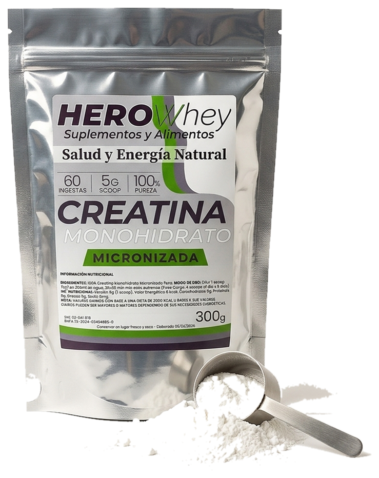Creatina Micronizada — Fuerza, potencia y volumen